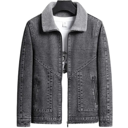 Kvinnors Jeansjacka med Fleecefoder 0