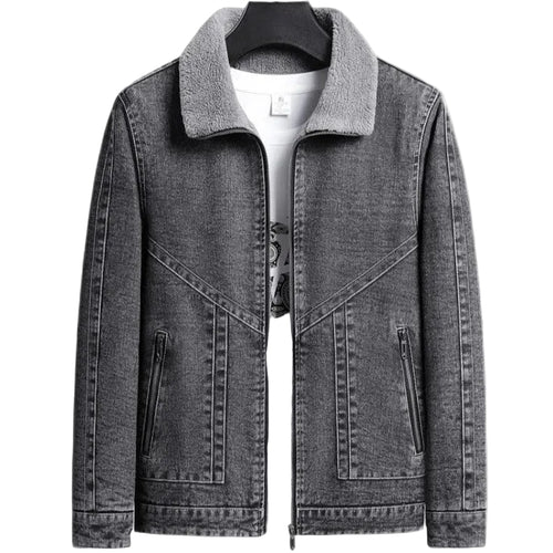 Kvinnors Jeansjacka med Fleecefoder 0