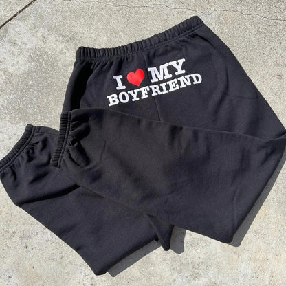 Kvinnors Joggingbyxor med Kärleksdesign 1