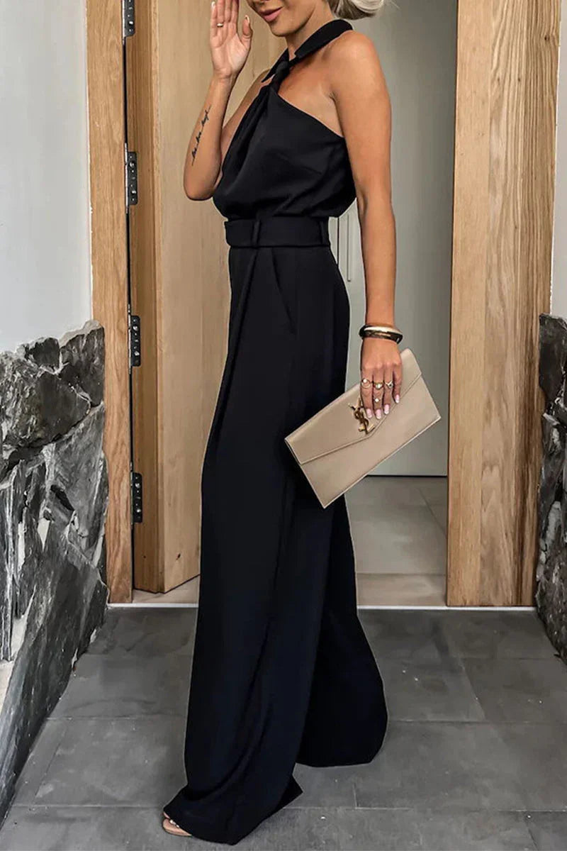 Kvinnors Jumpsuit Chic Design Med Praktiska Fickor 4