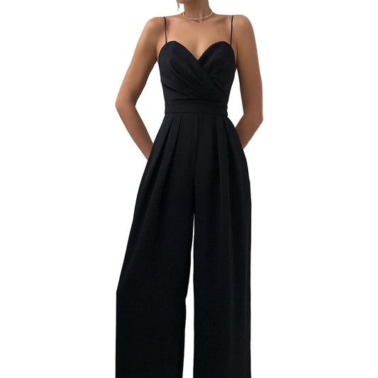 Kvinnors Jumpsuit med Justerbara Remmar 0