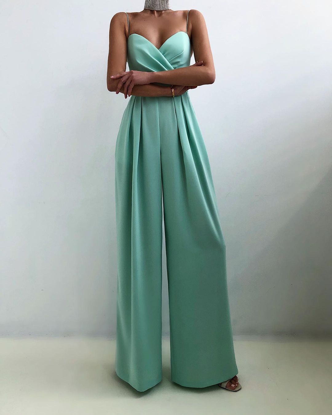 Kvinnors Jumpsuit med Justerbara Remmar 1