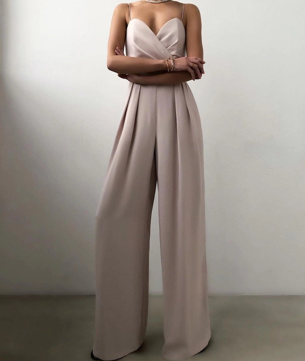 Kvinnors Jumpsuit med Justerbara Remmar 2