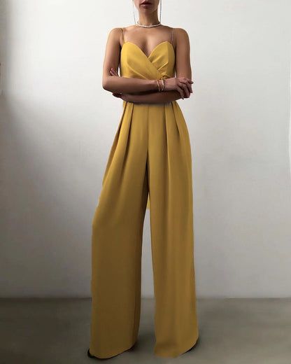 Kvinnors Jumpsuit med Justerbara Remmar 4