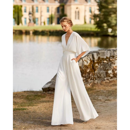Kvinnors Jumpsuit med Mjukt Snitt 0