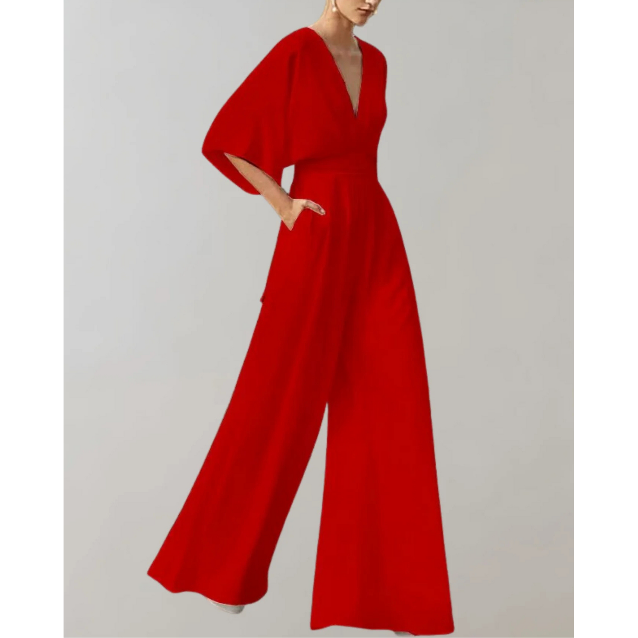 Kvinnors Jumpsuit med Mjukt Snitt 3