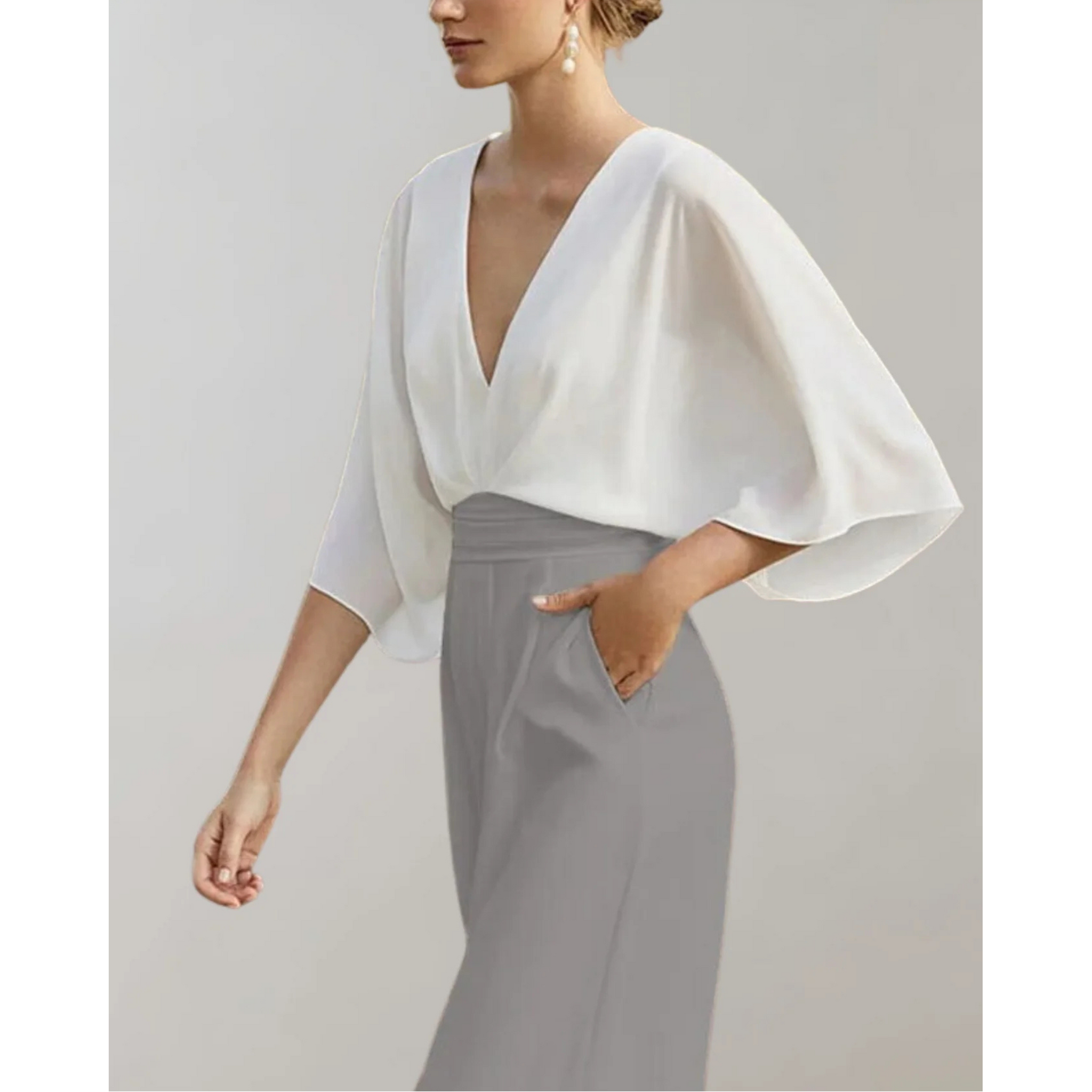 Kvinnors Jumpsuit med Mjukt Snitt 8