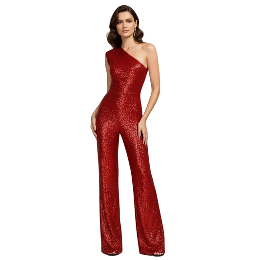 Kvinnors Jumpsuit med Paljetter 0