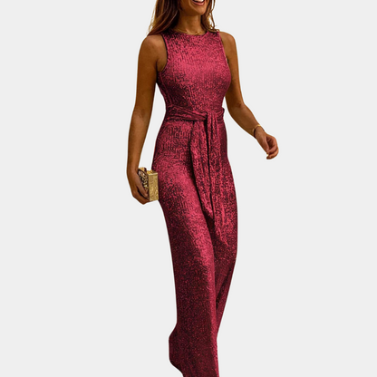 Kvinnors Jumpsuit med Paljetter 0