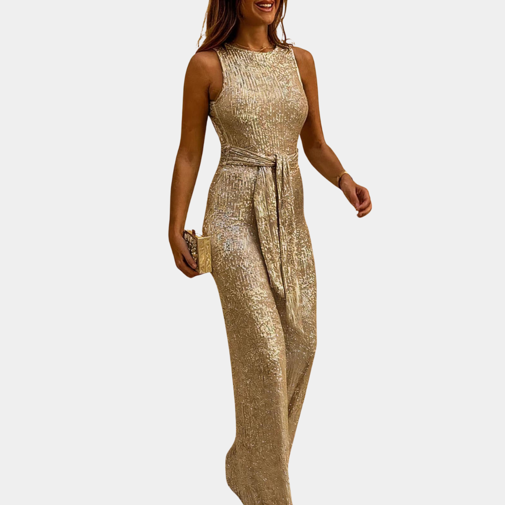 Kvinnors Jumpsuit med Paljetter 1