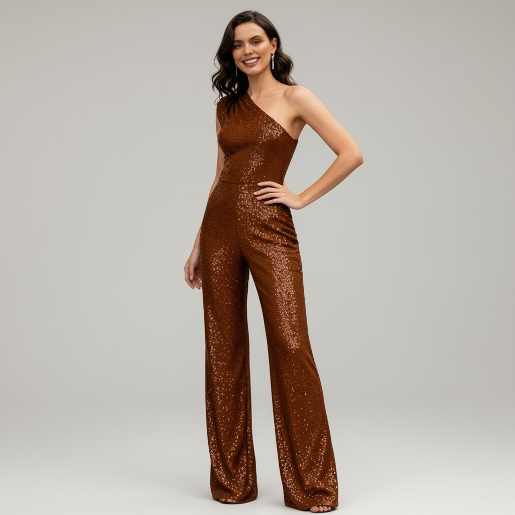 Kvinnors Jumpsuit med Paljetter 8