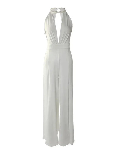 Kvinnors Jumpsuit med V-ringning 4