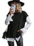 Kvinnors Kabelstickad Sweater Vest Löst Sittande 0