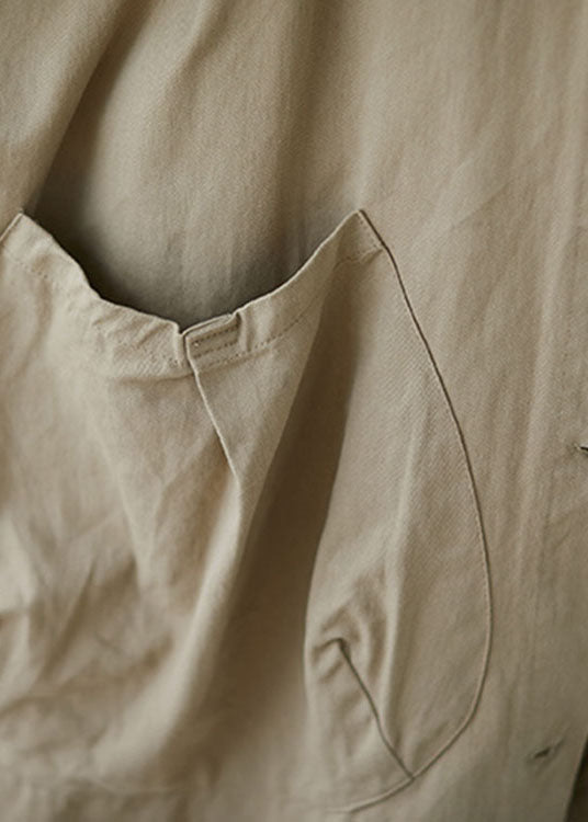 Kvinnors Kappa med Huva och Fickor 4