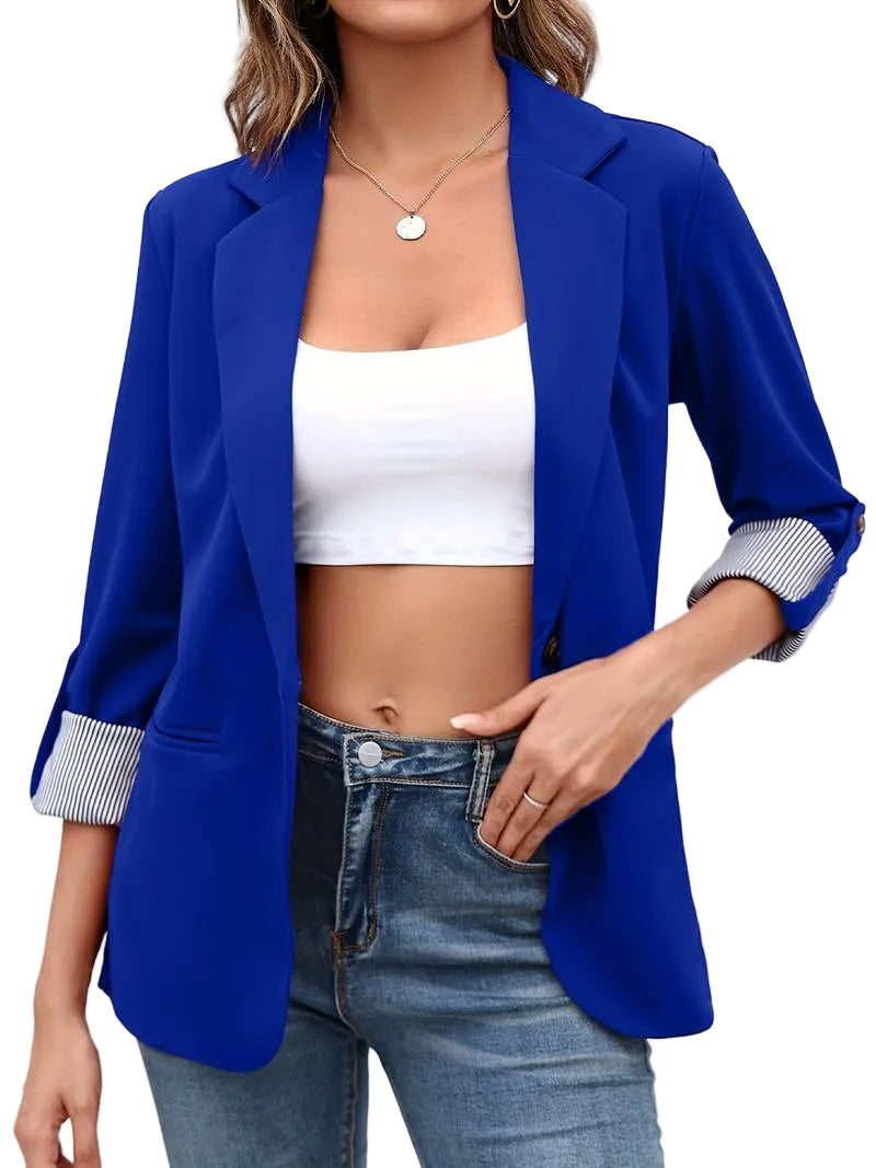 Kvinnors Kavaj Casual Stil 0