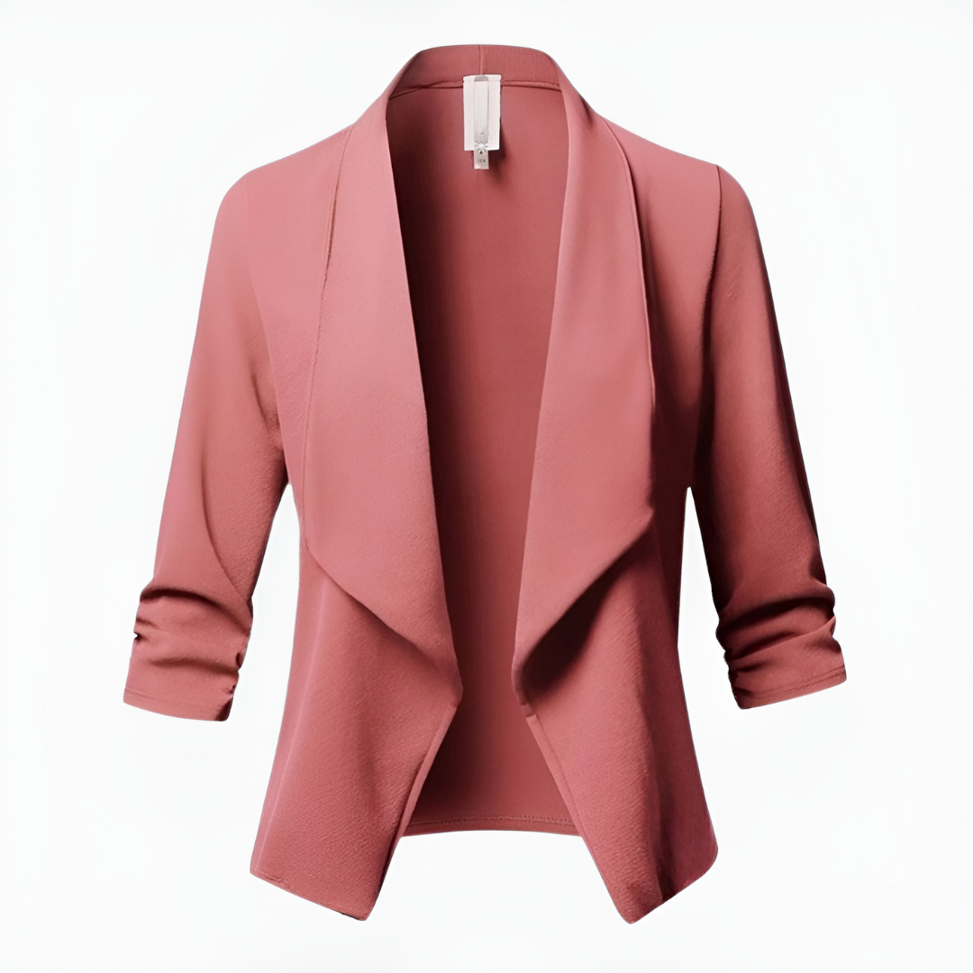 Kvinnors Kavaj Öppen Front Casual 1