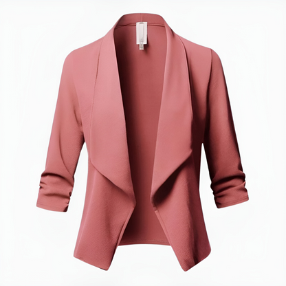 Kvinnors Kavaj Öppen Front Casual 1