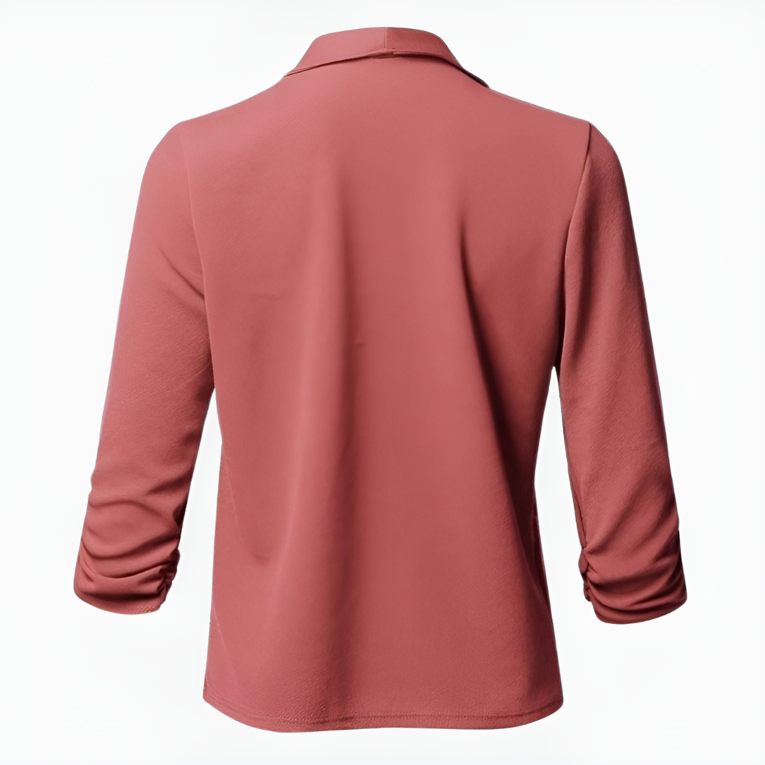 Kvinnors Kavaj Öppen Front Casual 2