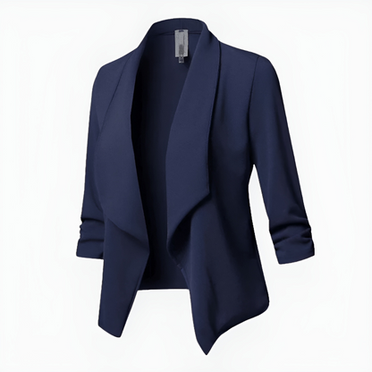 Kvinnors Kavaj Öppen Front Casual 3