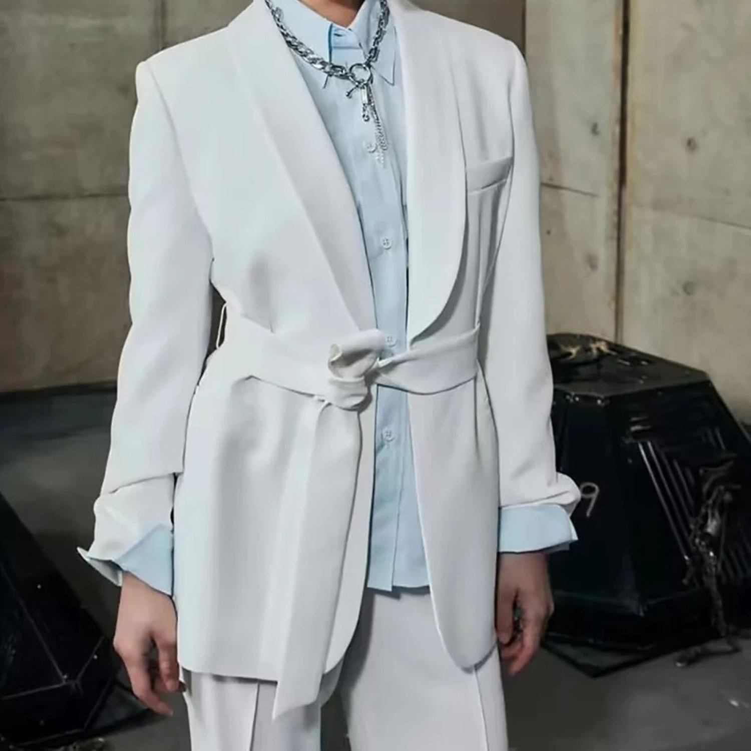 Kvinnors Kavaj och Byxor Set Tidlös Stil 1