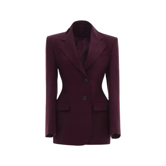 Kvinnors Kavajklänning med Lång Ärmar 0