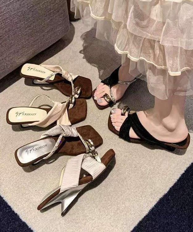 Kvinnors Kilskor Peep Toe 4
