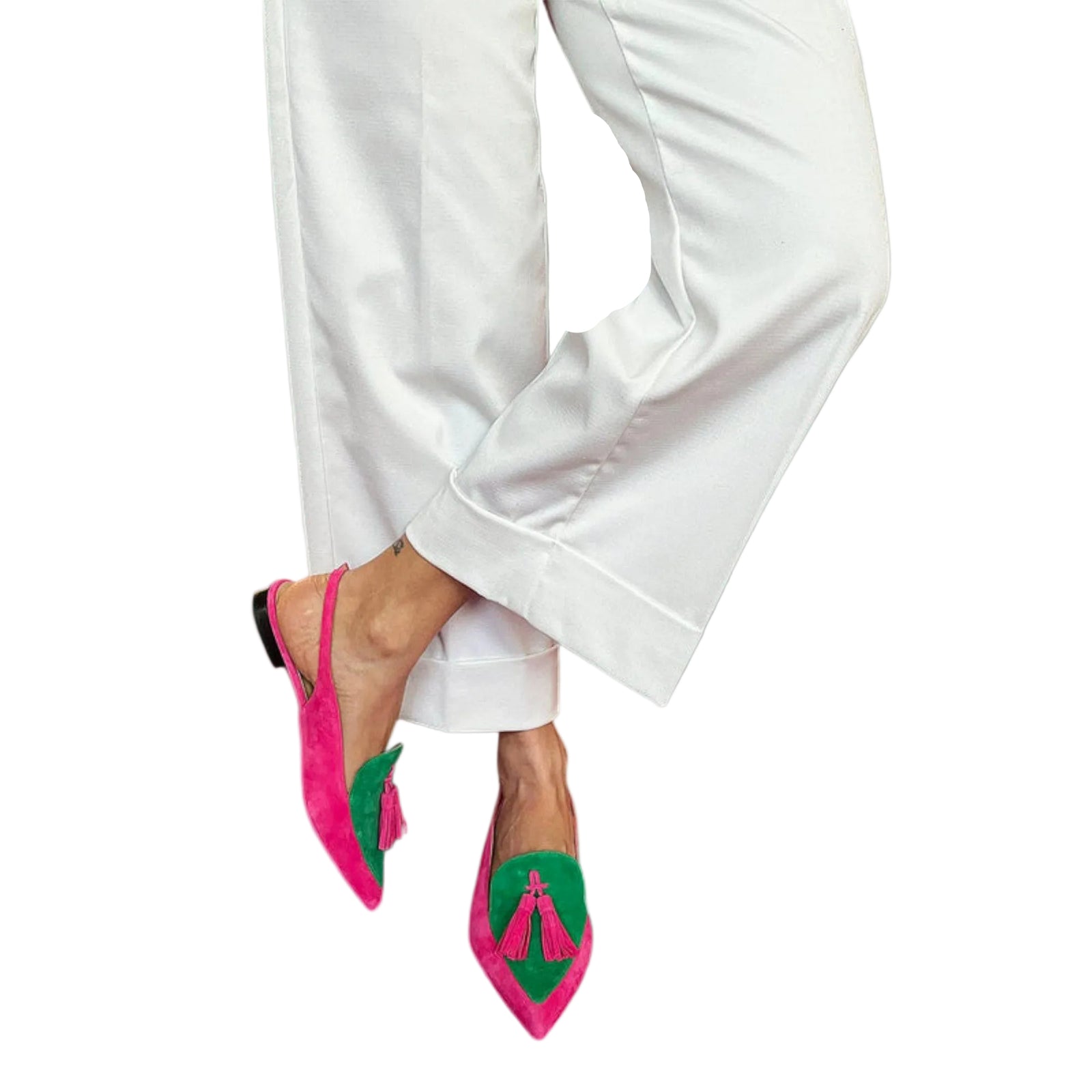 Kvinnors Klackskor med Tofsdesign 0