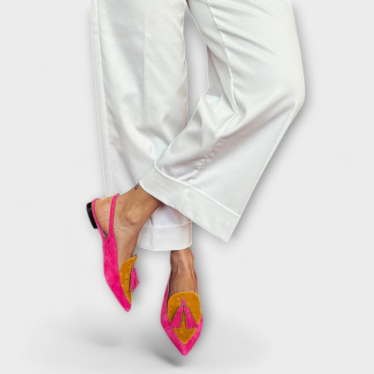 Kvinnors Klackskor med Tofsdesign 1