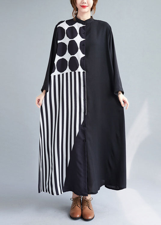 Kvinnors Klänning med Patchwork Design 1