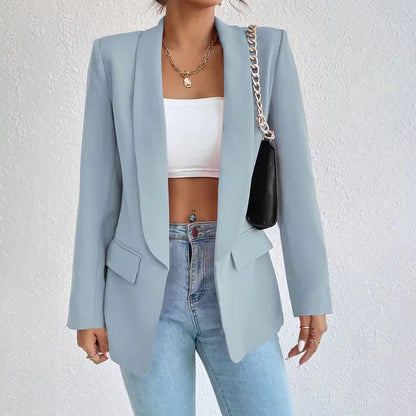 Kvinnors Klassisk Blazer Affärs- och Vardagsstil 11