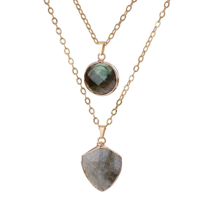 Kvinnors Labradorite Skyddshalsband 0