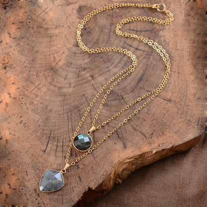 Kvinnors Labradorite Skyddshalsband 2