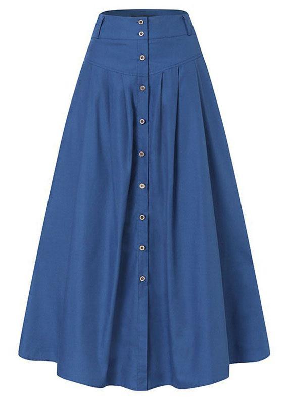 Kvinnors Lång Kjol Med Fickor 4