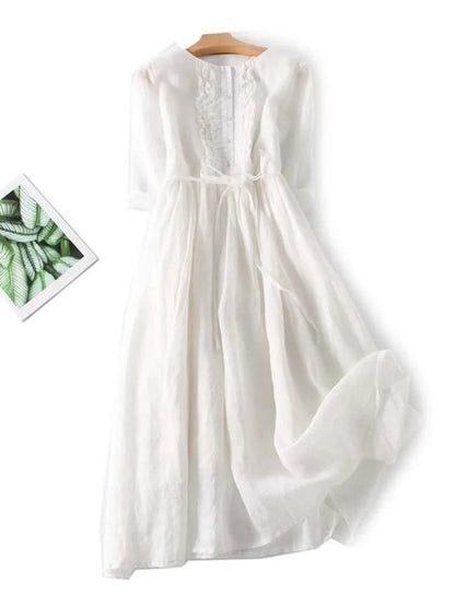 Kvinnors Lång Klänning Bohemisk Stil 2