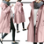 Kvinnors Lång Trenchcoat med Huva och Justerbar Midja 5
