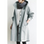 Kvinnors Lång Trenchcoat med Huva och Justerbar Midja 8