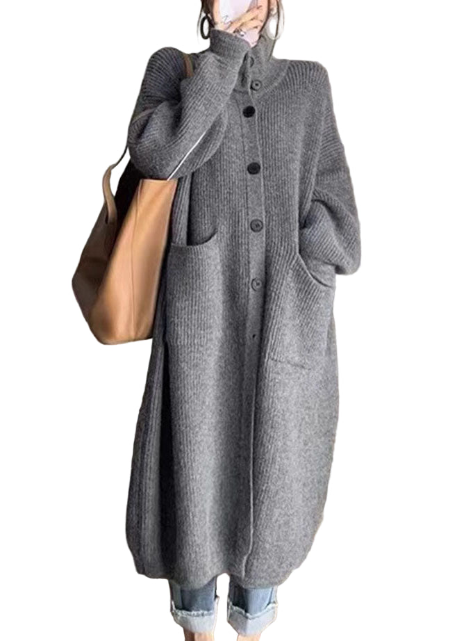 Kvinnors Långärmad Polotröja med Fickor 0