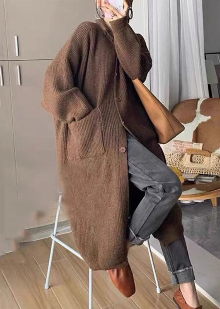 Kvinnors Långärmad Polotröja med Fickor 3