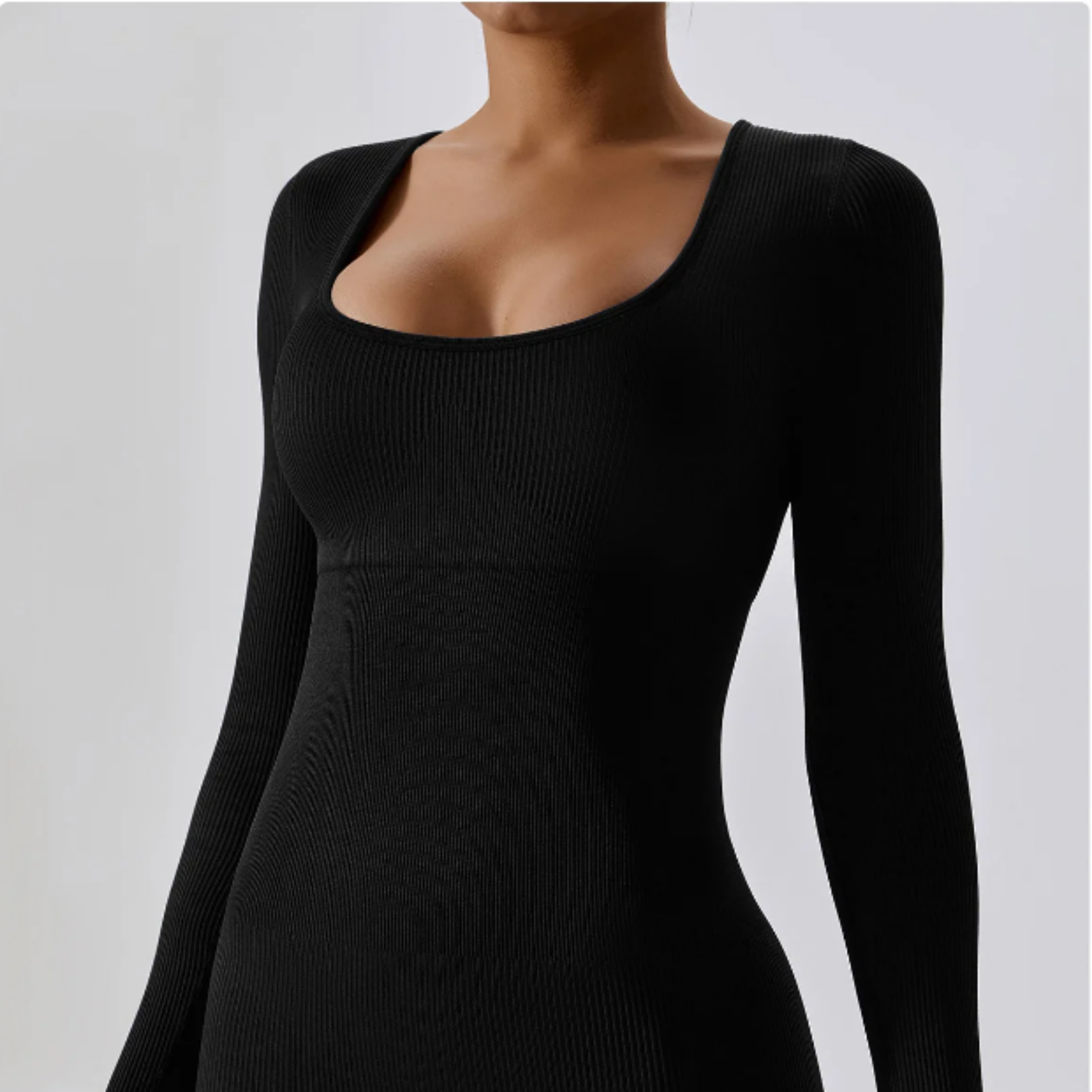 Kvinnors Långärmad Sport Jumpsuit 1