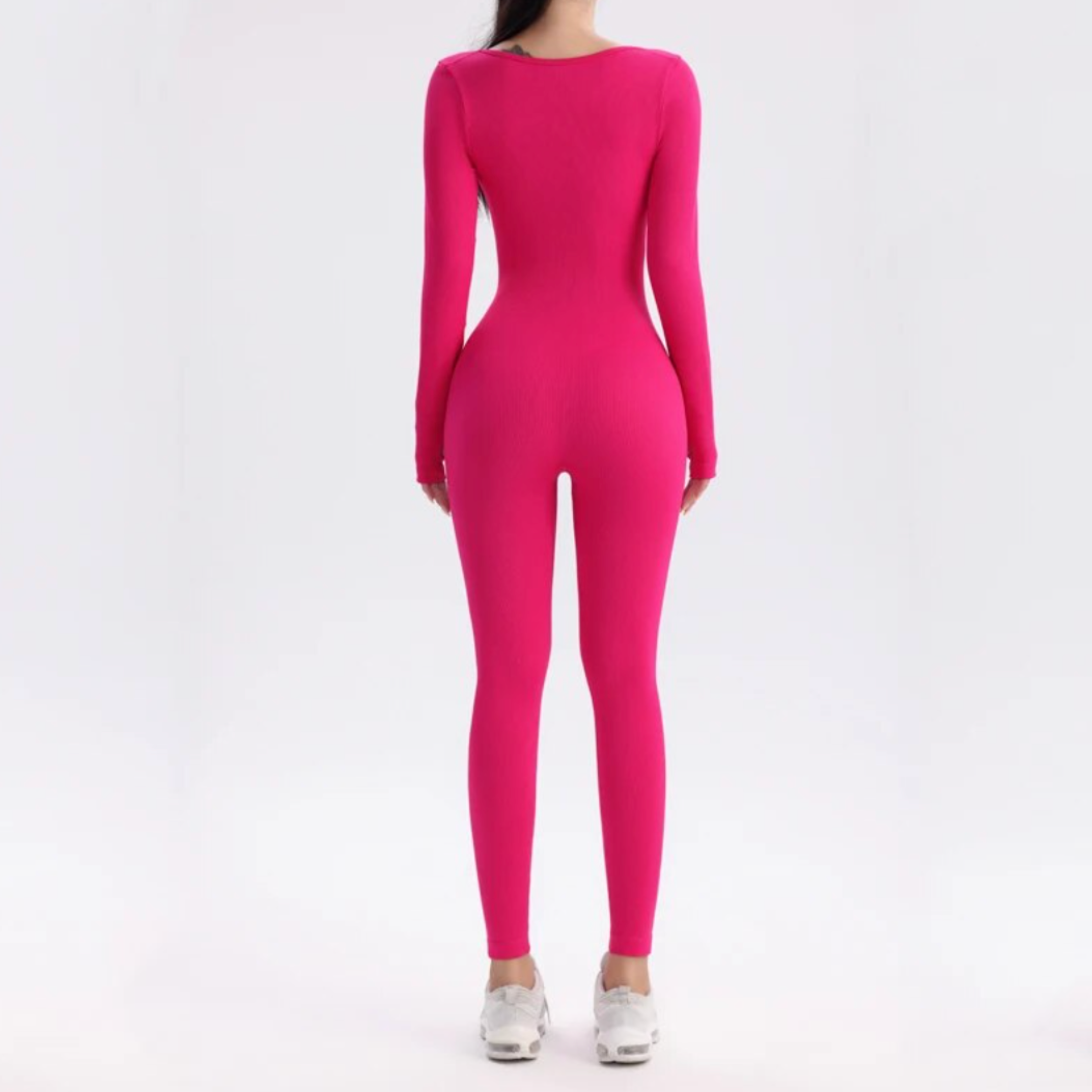 Kvinnors Långärmad Sport Jumpsuit 5