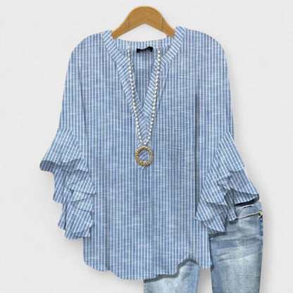 Kvinnors Lätt Blus Feminin Design 2
