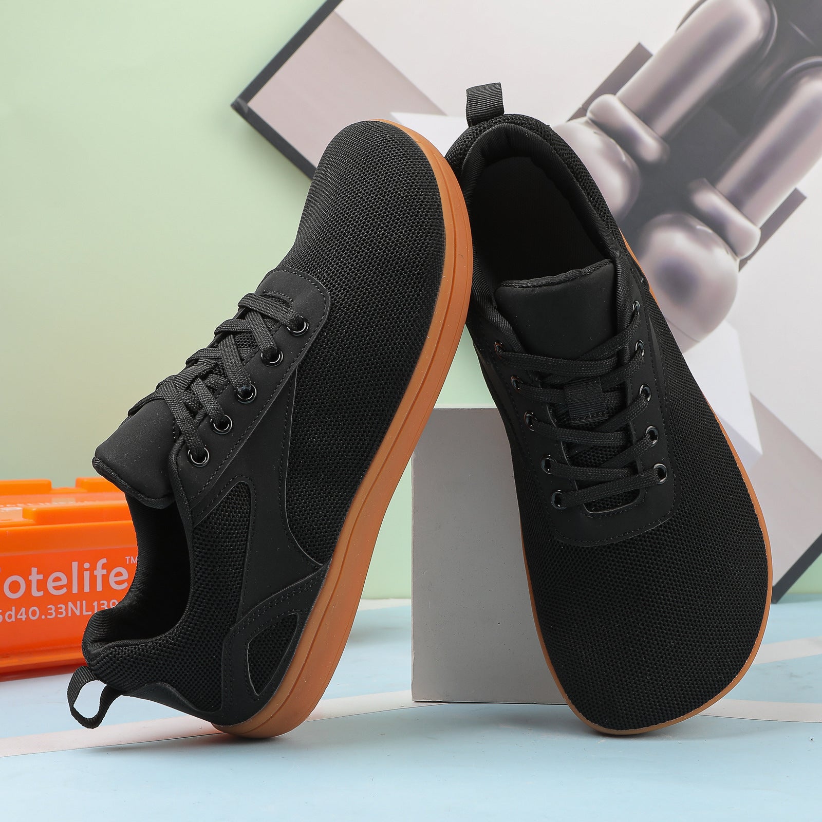 Kvinnors Lätta Sneakers för Vardagsbruk med Halkfri Sula 3