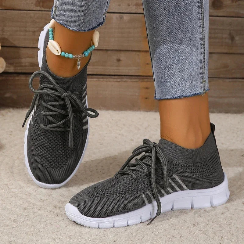 Kvinnors Lätta Sneakers i Mesh för Sommarbruk 10