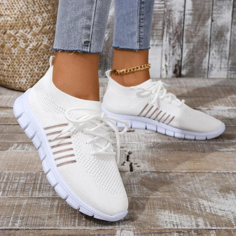 Kvinnors Lätta Sneakers i Mesh för Sommarbruk 15