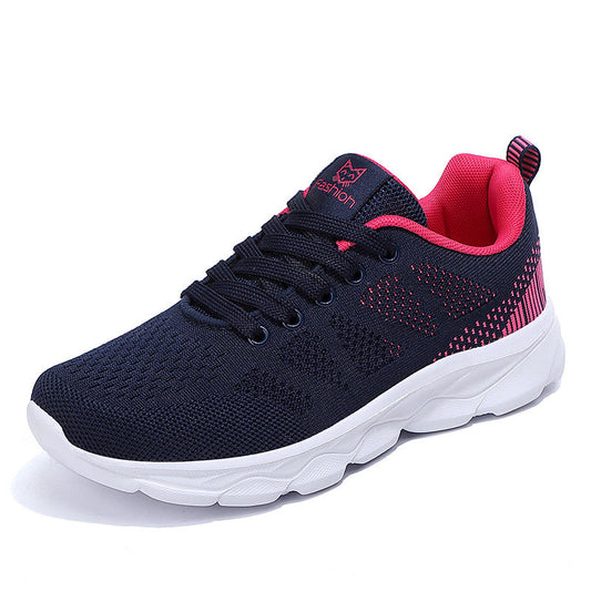 Kvinnors Lätta Sportsneakers med Ventilerande Design 0