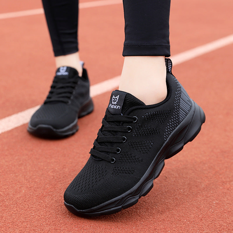 Kvinnors Lätta Sportsneakers med Ventilerande Design 2