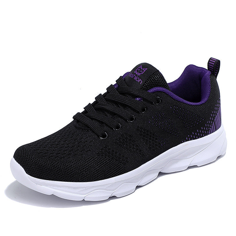 Kvinnors Lätta Sportsneakers med Ventilerande Design 6