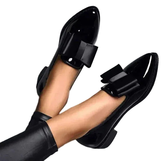 Kvinnors Loafers Med Dekorativ Rosett 0