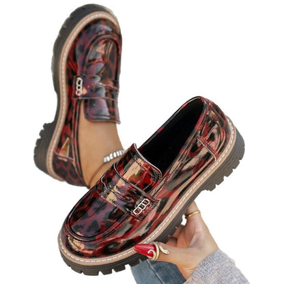Kvinnors Loafers Plattform Modern Design 6