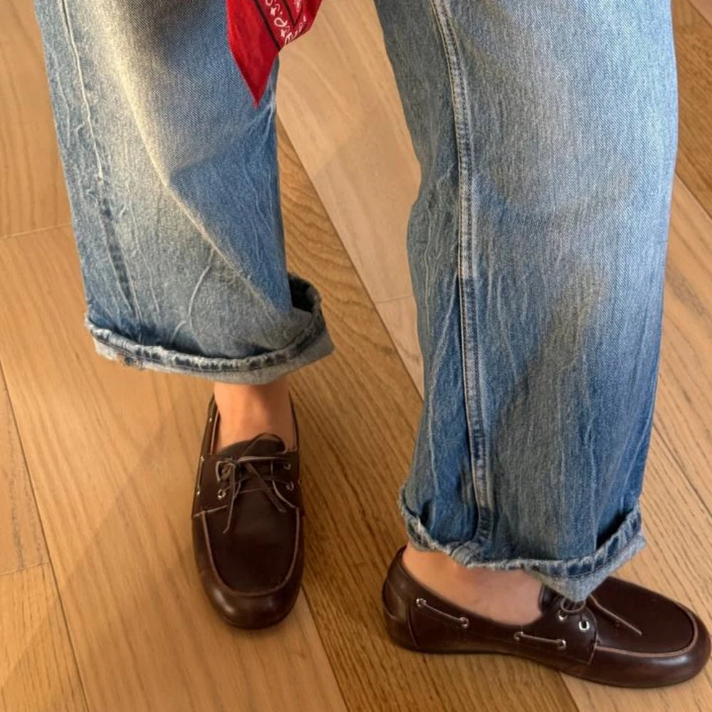 Kvinnors Loafers Slip-on 4